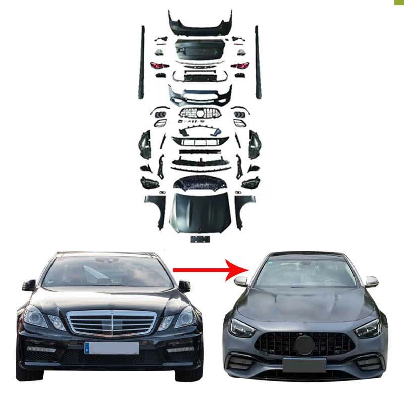 2009-2013Year W212 Upgrade W213 Style 2021 Jahr Bodykit W212 Alte Bis Neue Karosserie Systeme Mit Leichten W212 Bis W213 E63 Sto