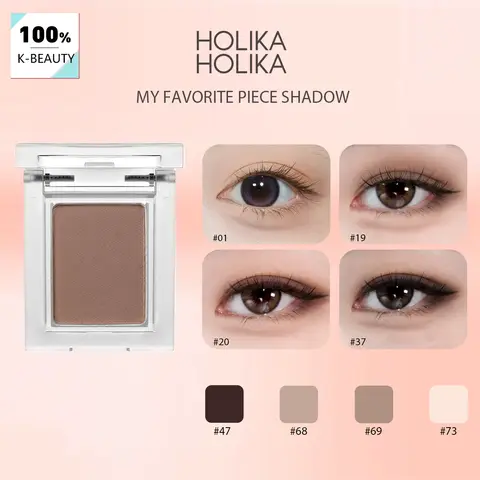 HOLIKA My Favorite Piece Shadow-8 Shades, Highly Pigmented, Long-Lasting & Fade-Resistant, Korean Cosmetic Makeup