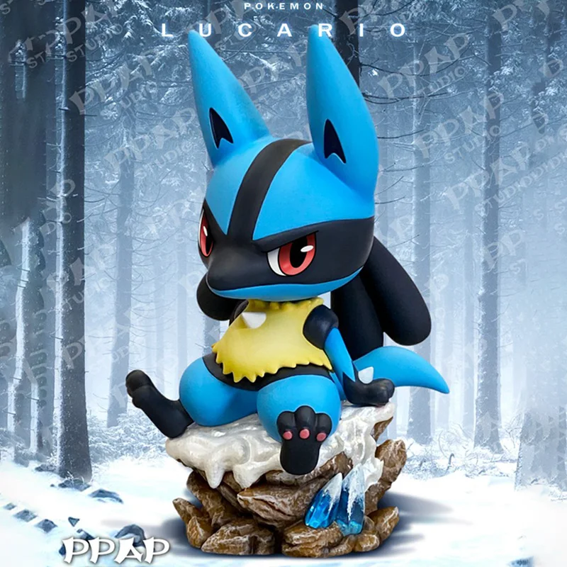 12cm Pokemon PPAP Lucario GK Action Figure Model Toys Gift for Birthday Children