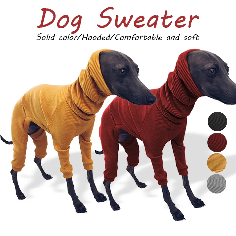 Winter Puppy Dog Jumper Sweater Warm Coat Outwear Jacket For Greyhound Whippet Pet Knitted Pullover Jumper