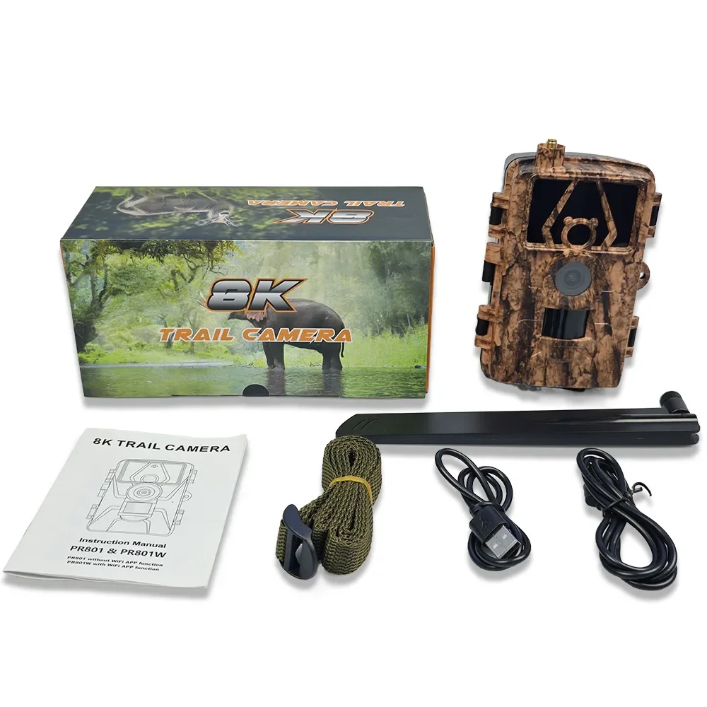 4G 1080P HD LIVE Video 8AA batteria cellulare Trail Camera 60MP 8/4K Wireless Game APP Cloud Service impermeabile IP66 Wildlife Cam