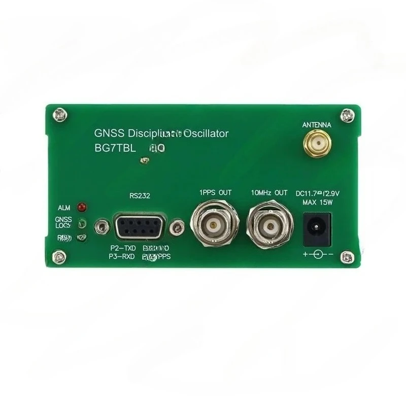 For GNSS GNSSDO Disciplined Oscillator Clock with LCD Display Frequency 10MHz Output Support for GALILEO/GPS+BDS/GPS+GLONASS