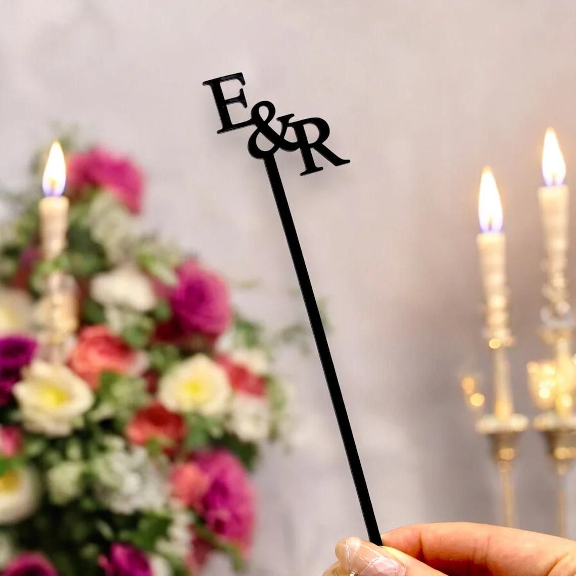 

Table Decor Personalized Wedding Cocktail Stirrers Letter Cut Cocktail Swizzle Sticks Personalized Acrylic Party Drink Stirrers