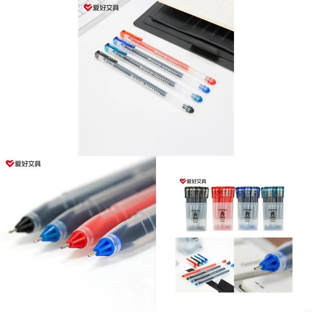 

M5TB 60 Pcs Gel Pens Large Capacity Neutral Pens 0.5mm Pens for Writing