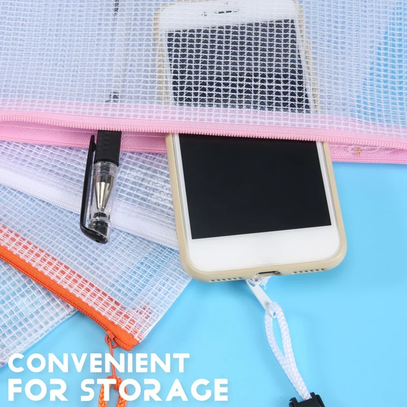 A5 Plastic Wallet Folder - Grid Folder Type Wallet Pocket Bag Pocket-AC47