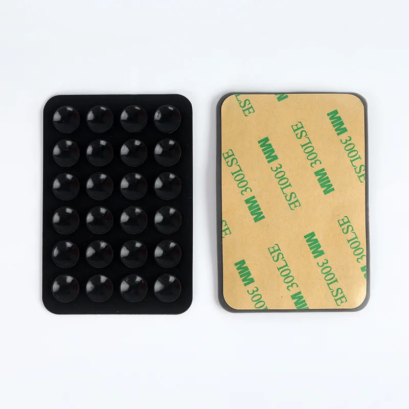 แผ่นดูดซิลิโคนสติกเกอร์ด้านหลังถ้วยดูดที่วางโทรศัพท์ซิลิโคนถ้วยสมาร์ทโฟนขาตั้งติดผนังคงที่สําหรับกระเบื้องเซรามิคแก้ว