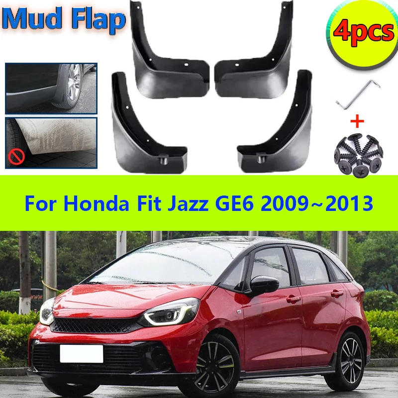 

Mudguards for Honda Fit Jazz GE6 2009~2013 2010 2011 2012 MudFlaps Splash Guards Car Wheel Mud Flaps Protector Auto Accessories