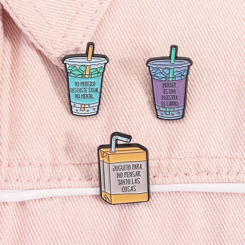 Cartoon Spanish Alloy Badge - Adorable Enamel Brooch - Lapel Metal Pin - Shirt, Bag, Fashion Accessories - Gift for Friends