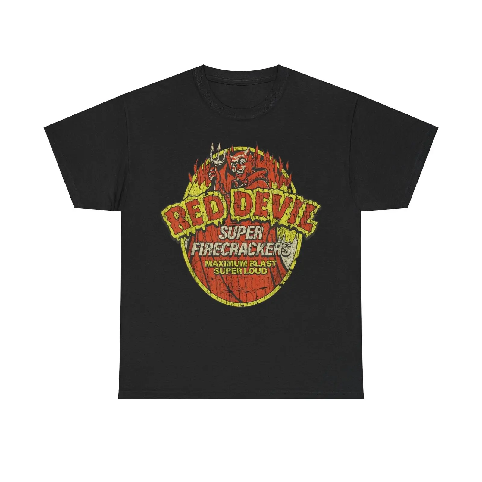 Red Devil Super Firecrackers Store Nostalgic T shirt