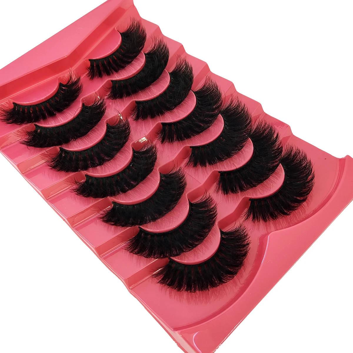 5/7/8/9ペア 3Dフェイクミンクまつげ ふわふわ ソフトで濃厚な自然なロングつけまつげ カールまつげ まつげ卸売