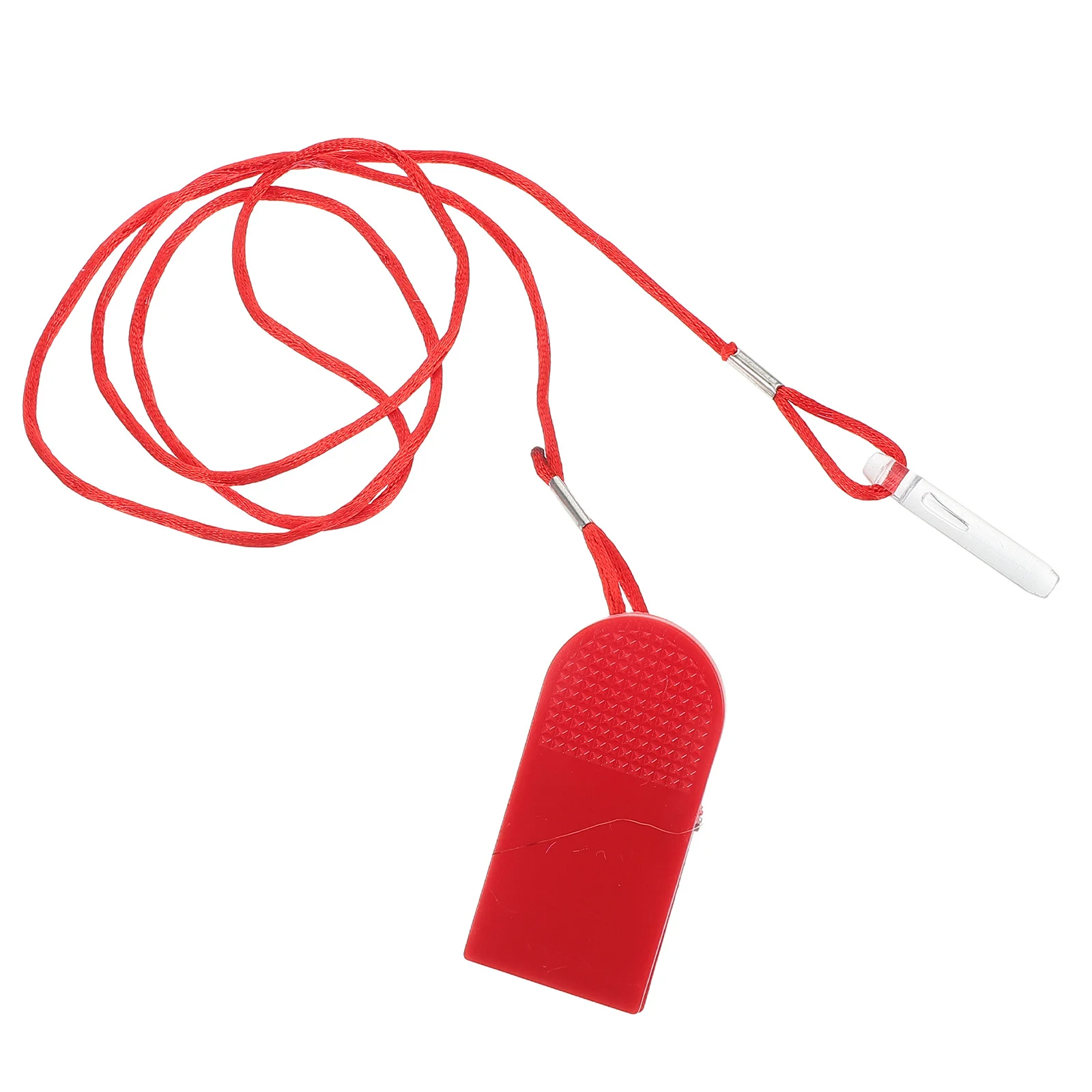 مفتاح إيقاف الطوارئ العالمي، قطع غيار مفتاح الأمان المغناطيسي الأحمر الساطع للاستخدام المنزلي التجاري واللياقة البدنية