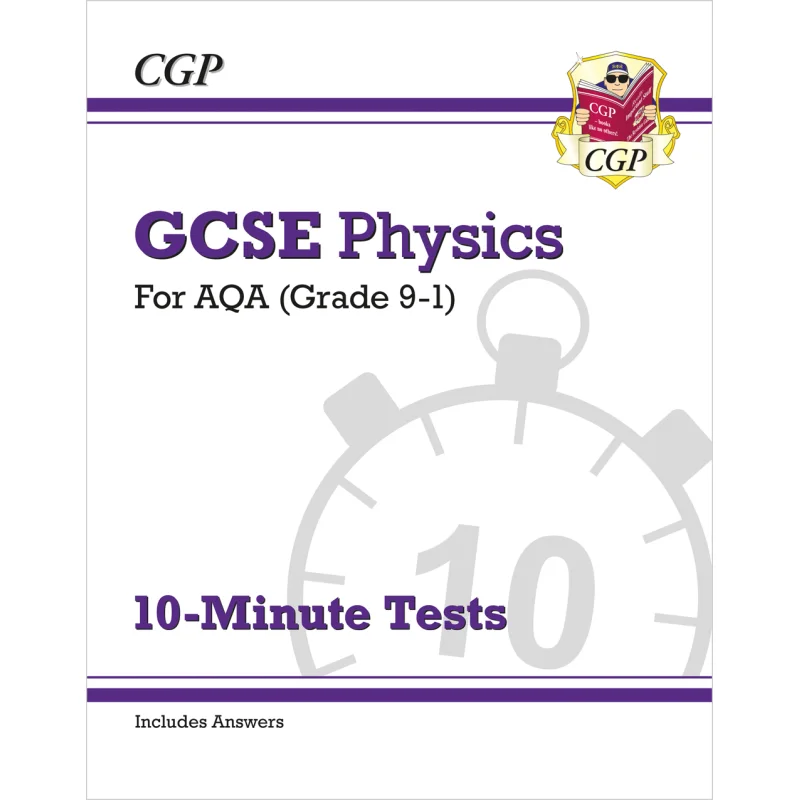 

GCSE Physics AQA 10Minute Tests Includes Answers CGP Books Coordination Group Publications 9781782948469 Book