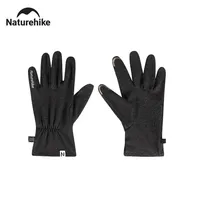 Naturehike Cycling Gloves Touch Screen Motorcycle Gloves Outdoor Hiking Skiing Fishing Gloves Lightweight Warm Gloves Non-slip