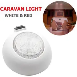 Luz de techo LED blanca de 12V, luces de techo interiores, foco de luz para Camper, caravana, Camper, barco, Downlights