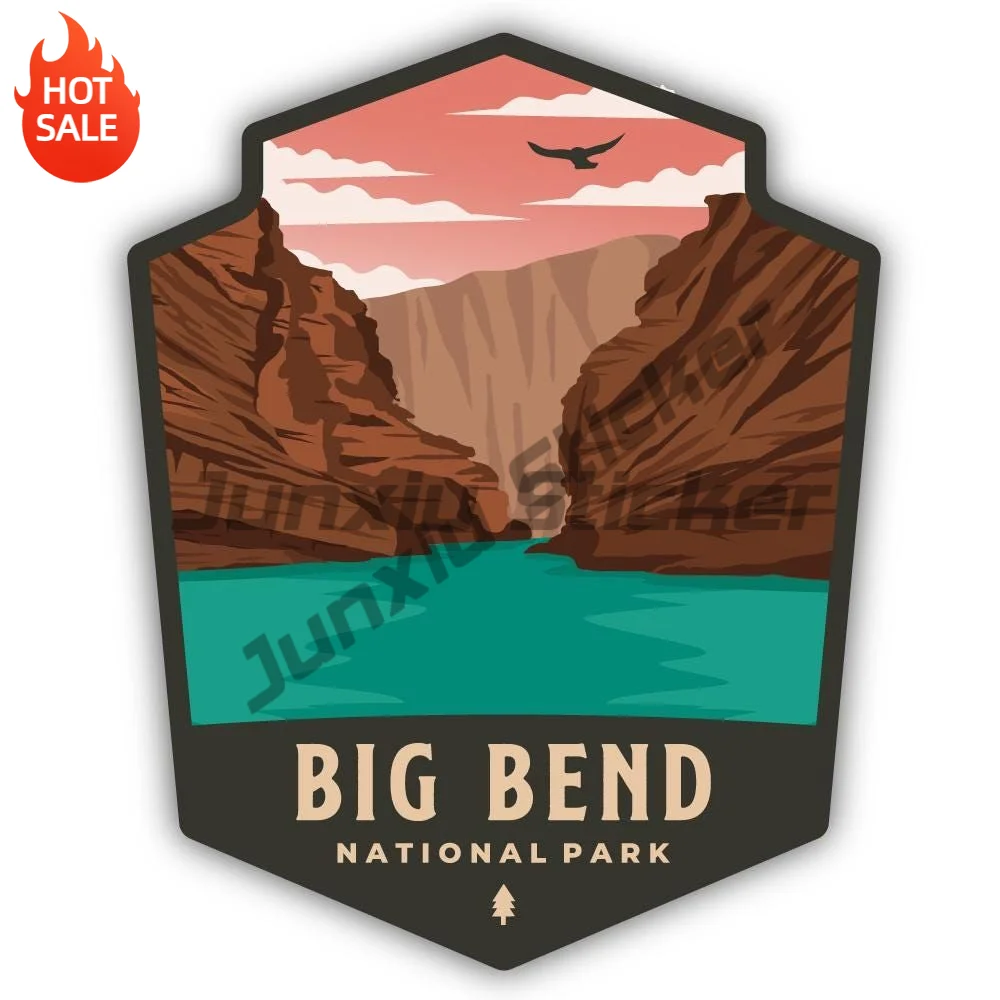 Big Bend National Park Vinyl Sticker For Luggage And Laptop Travel Souvenir Decal