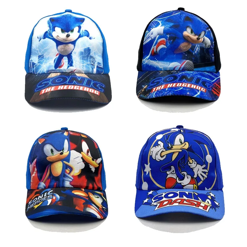 Blue Sonices Children's Baseball Caps Cartoon Boy Outdoor Sunshade Hat Baseball Cap Toddler Kids Cotton Sun Hat