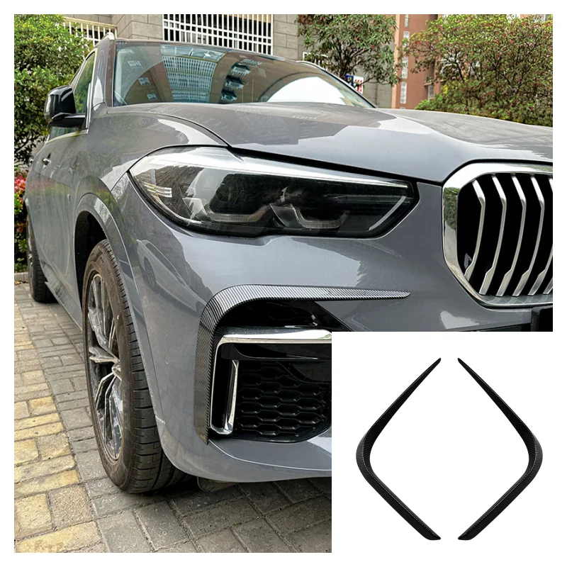 Front Wind Blade Sticker for BMW X5 G05 M Sport 2019 2020 2021 2022 Exterior Decor Modification