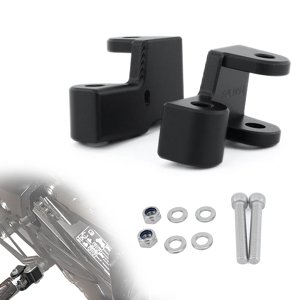 Motorcycle Passenger Foot Pegs Lowering Relocation Bracket Kit Rear Footrests GSX-S1000GT GSX-S1000 GT+ 2022-2025 Fit For Suzuki