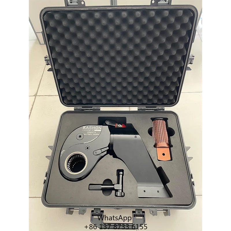 Adjustable 2-1/2'' Square Drive Hydraulic Socket Wrench 6925-69247Nm 700 Bar Large Torque Tool 50MXTA Hydraulic Tools