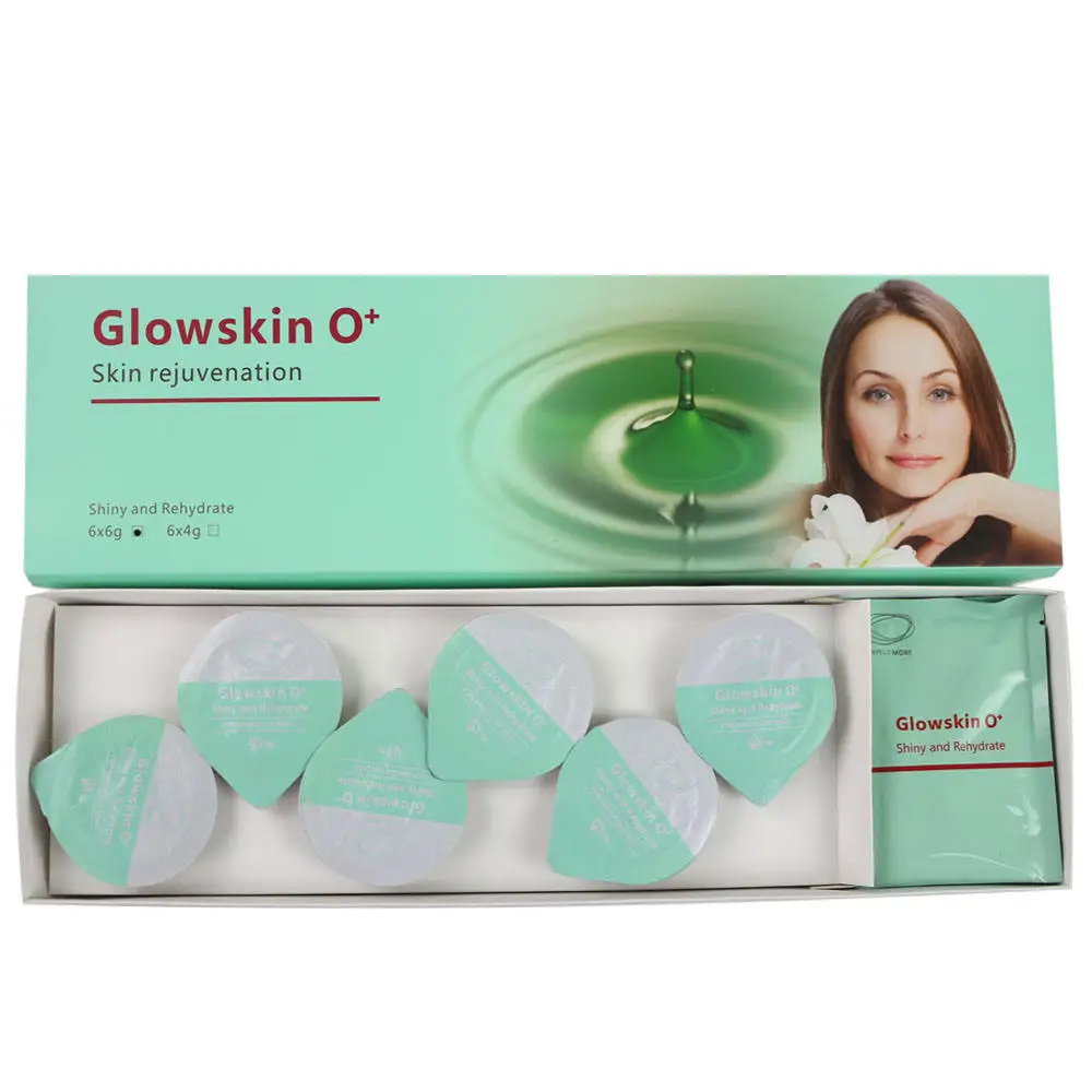 High Quality CO2 Oxygen Bubble Machine Consumable Gel Balance Face Water Oil Facial Beauty Skin Care Bright Revive Capsule Kits