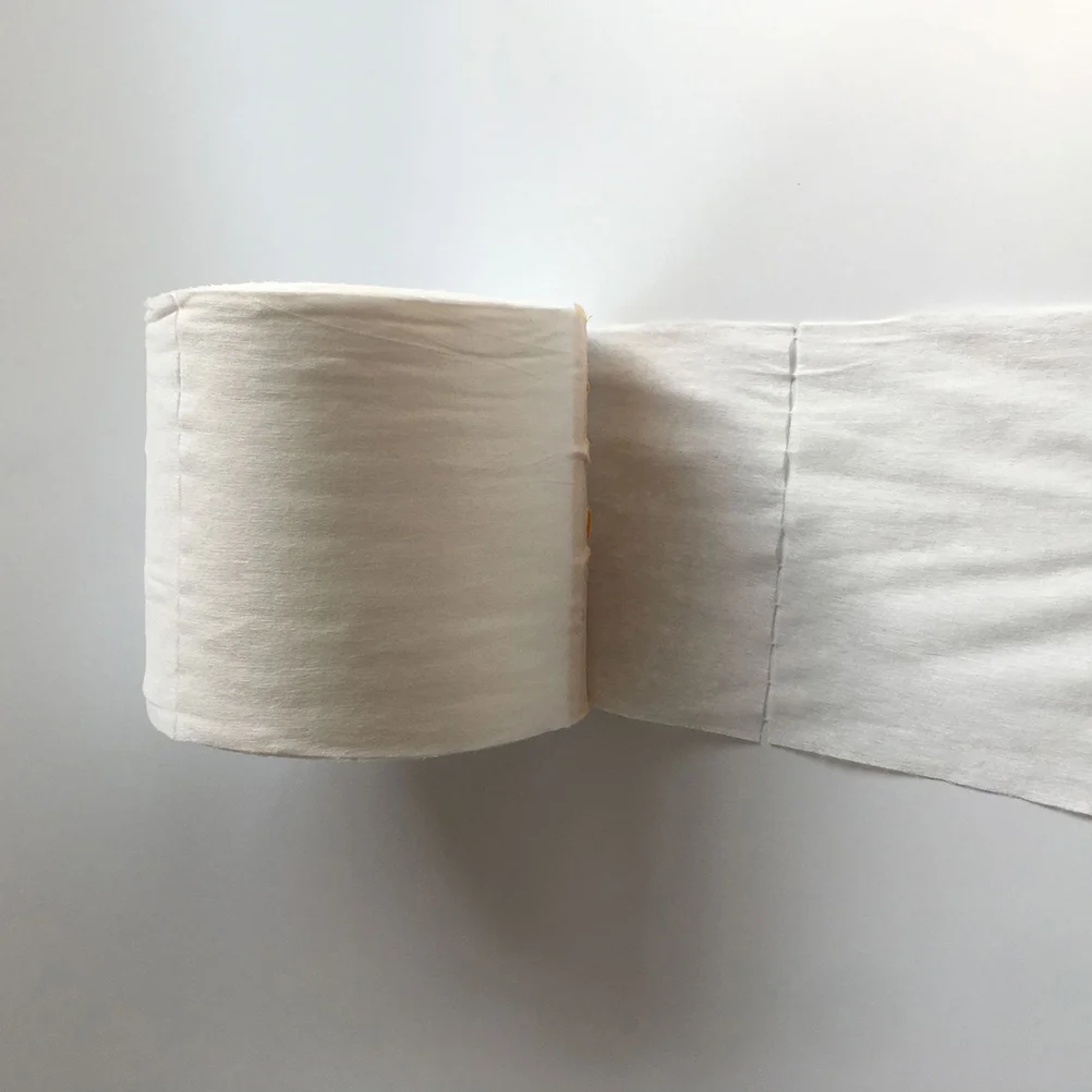 600 sztuk Jednowarstwowych Włókninowych Płatków do Twarzy Miękkie Chłonne Rolki do Demakijażu Przenośne Rolki do Oczyszczania Twarzy do Użytku Domowego i Salonowego