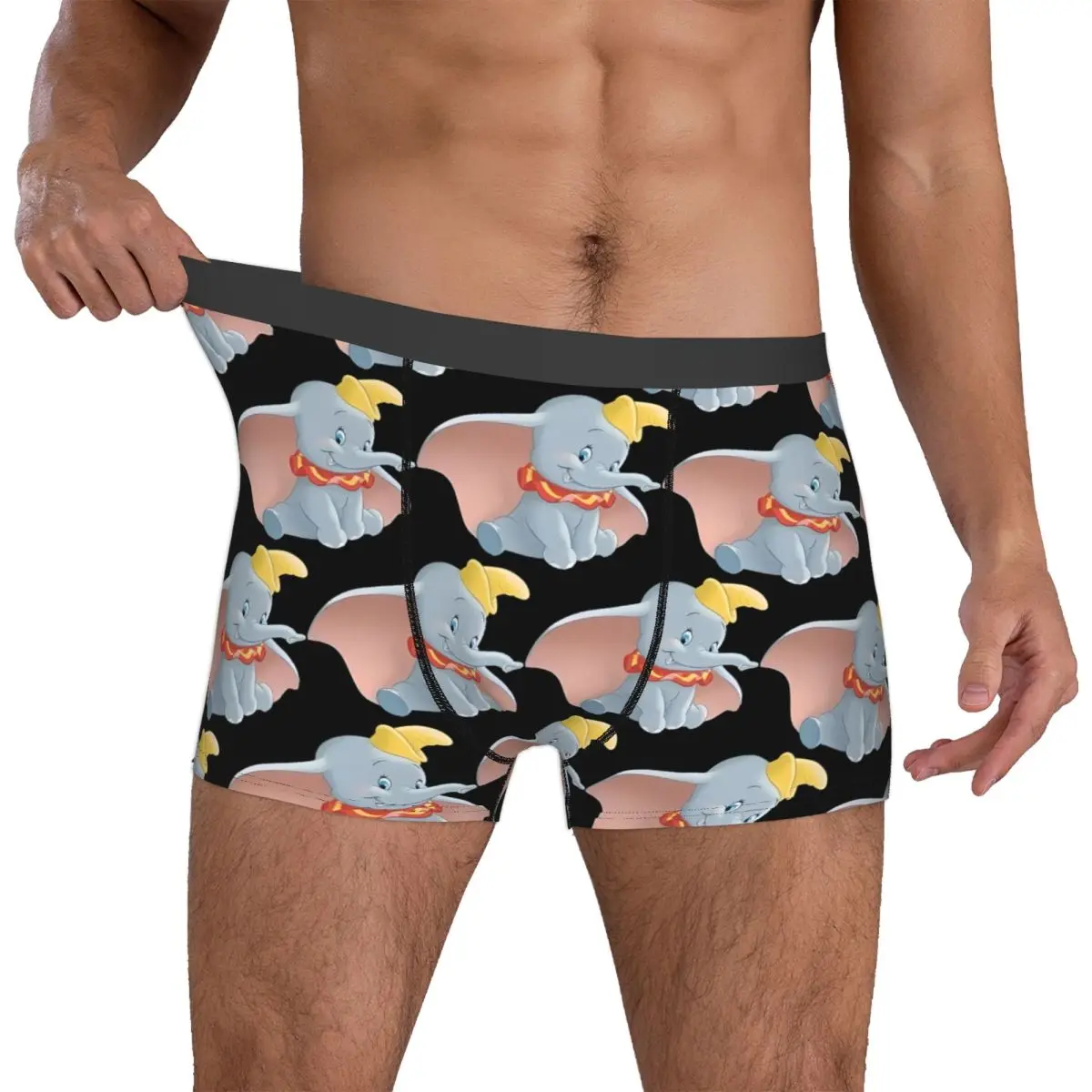 

Мужские трусы-боксеры Custom D-Dumboes с забавным мультяшным принтом, милые и оригинальные