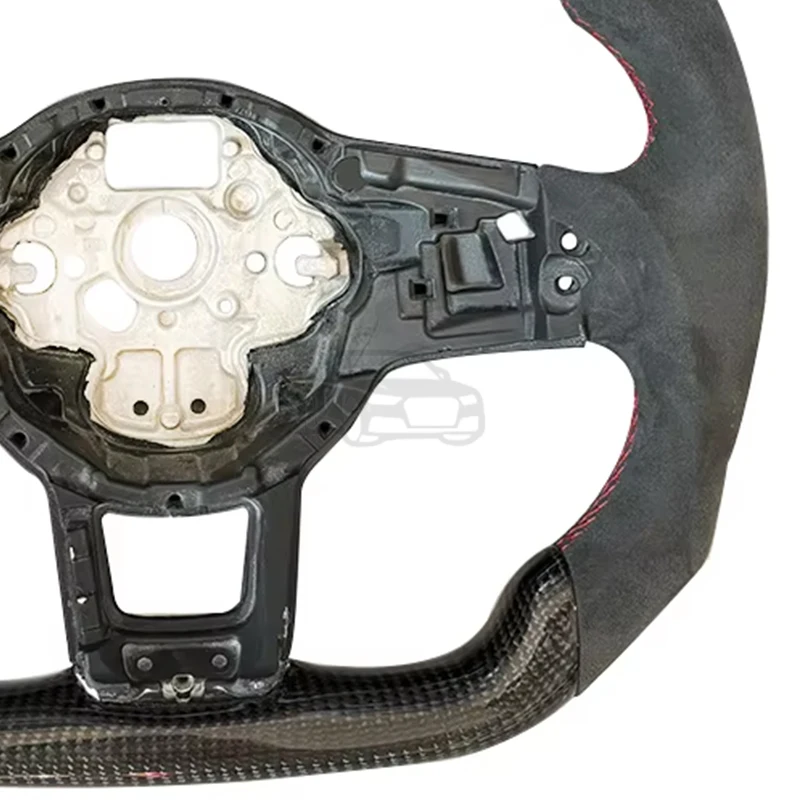 

Alcantara Carbon Fiber Steering Wheel For VW Golf GTI MK7 GTD 7.5 GTE R for Passat DSG For Tiguan13-20 Steering Wheel leather