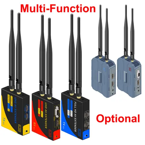 4K HDMI Wireless Video Transmitter and Receiver 1080p 200M 250m VGA HDMI Rj45 Network Cable Extender for Camera Laptop PC To TV