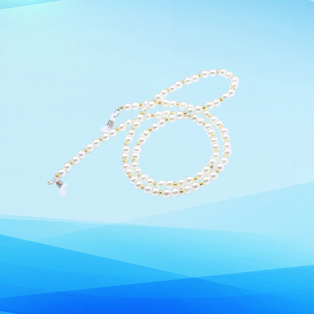

Delicate Eyeglass Chain Glasses Accessories All-Match Eyewear Rope Hanging Strap Durable Simple Pearl