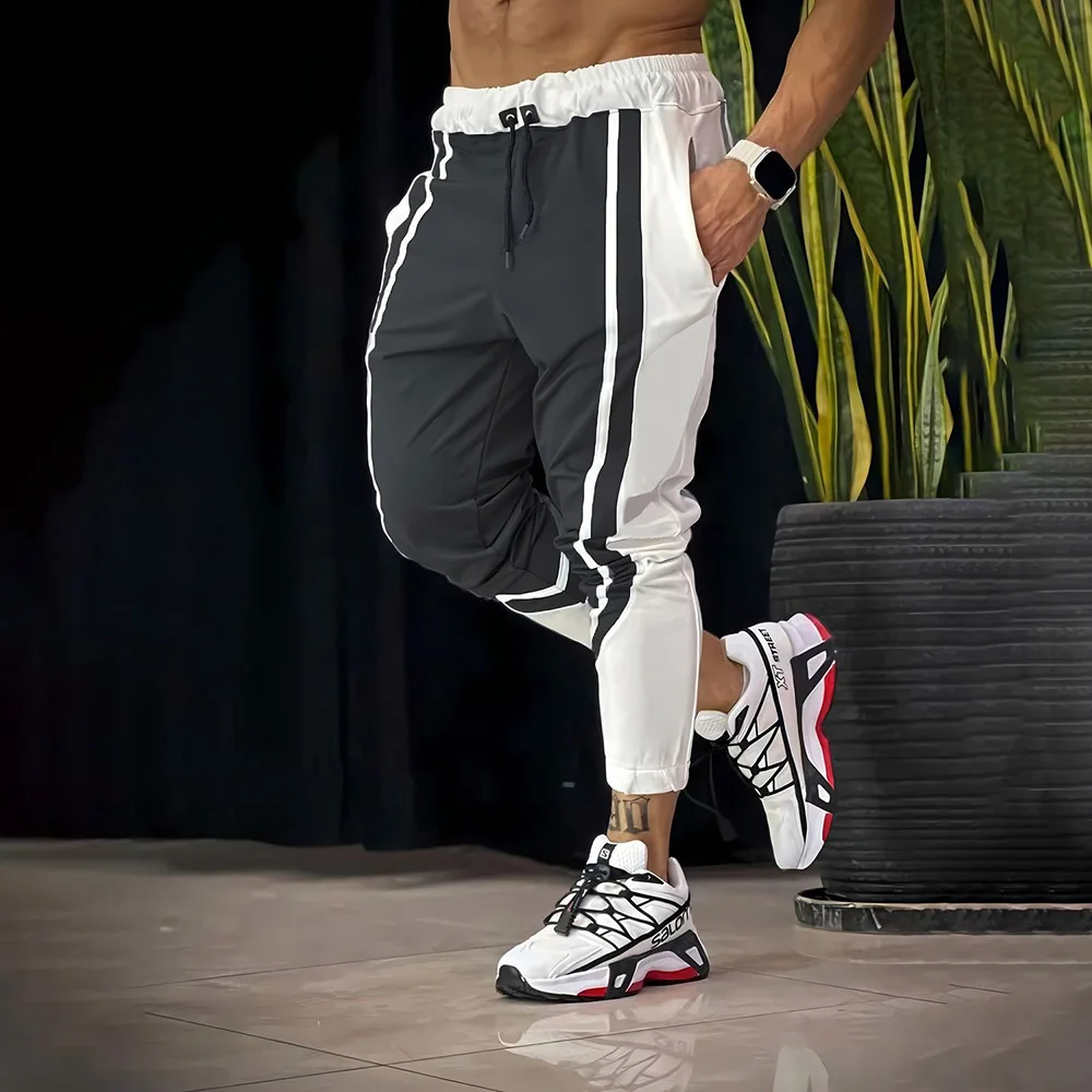 

Mens Basketball Shorts Contrast Color Sports Casual Jogging Pants Summer Daily Versatile Comfortable Trousers Men'S Clothing