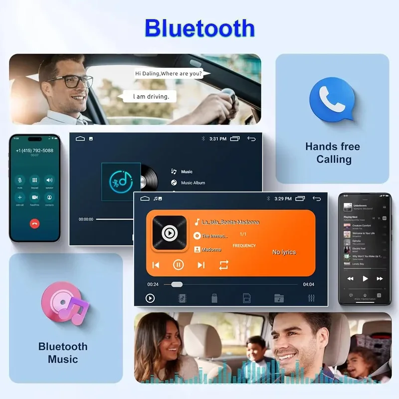 7'' Android 15 Car Radio For VW PASSAT B5 MK4 MK5 SHARAN Jetta Bora Polo TRANSPORT T5 CITI CHICO Multimedia Player CarPlay GPS