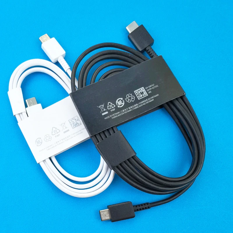 Samsung S25 S26 1/1.8M Type-C 3A PD USB C Cable 45W Super Fast Charging Wire Line For Galaxy S24 S23 FE Note20 Ultra A25 A55 F55