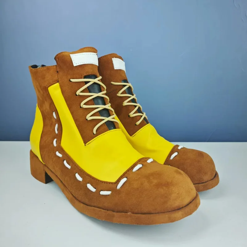 รองเท้าคอสเพลย์ Don Quixote ของบริษัท Limbus สำหรับงานปาร์ตี้ฮาโลวีน คาร์นิวัล ปี 2025 รุ่น 11  สำหรับผู้ชายและผู้หญิง ทำจากวัสดุ PU สำหรับสวมบทบาท