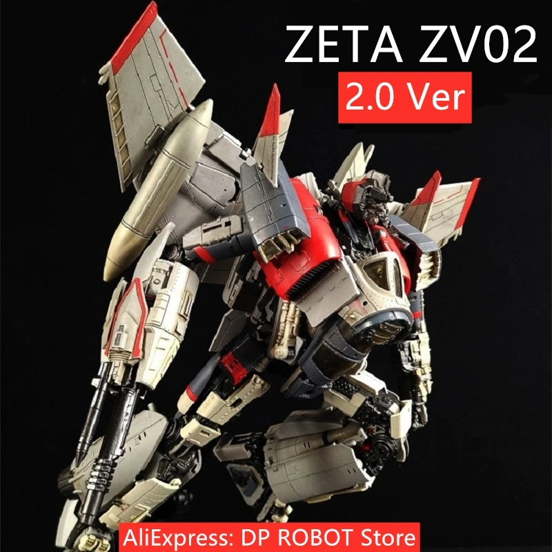 [Version 2.0 ] Transformation ZETA TOYS ZV-02 ZV02 The Flash Blitzwing 2.0 Fix All Issues Action Figure With Box