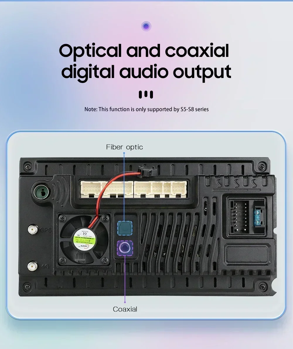 Hizpo 7 Inch AI Voice Universal Android Car Stereo GPS Radio For Toyota 4Runner Camry Corolla Tuntra RAV4 Multimedia Navigation