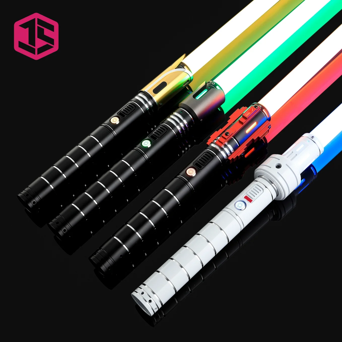 

Lightsaber Neopixel Jedi Laser Sword Metal Hilt Heavy Dueling Sensitive Smooth Infinite Changing Hitting Sound JS Light Saber