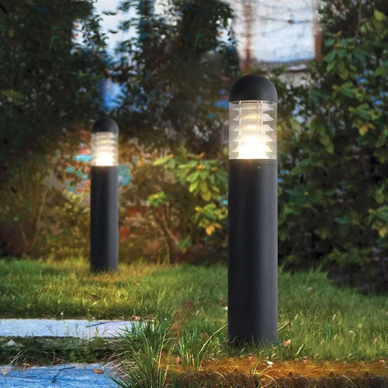 Modern Die-Casting Aluminum Outdoor Lawn Lamp Waterproof Villa Garden Courtyard Landscape Lighting for Engineering