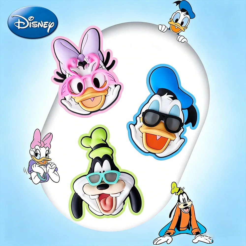 1 Stück Disney Mickey Minnie Donald Duck Daisy Goofy 3D Kühlschrankmagnet Cartoon Dekoration Zuhause Küche Zubehör Geburtstagsgeschenk