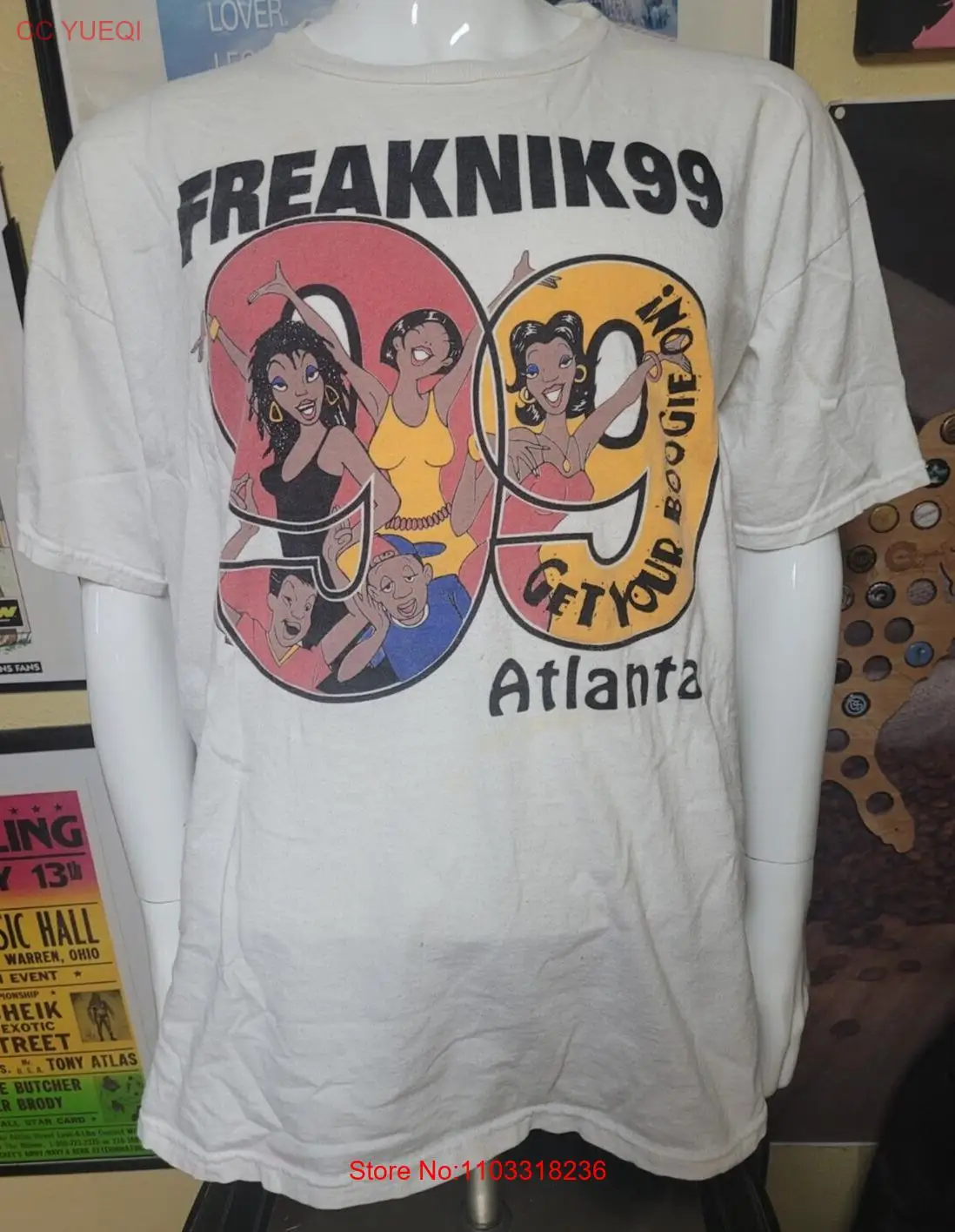VTG 90s OG 1999 Freaknik Атланта получите свой Boogie на футболке 2XL XXL