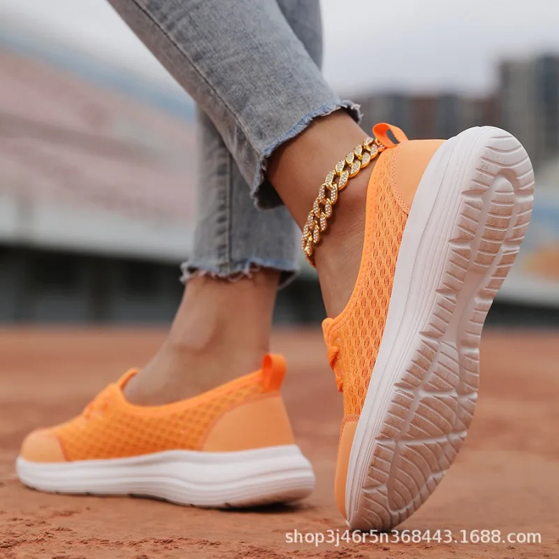 

Spring Foot Lazy Shoes One-Foot Casual Women's Shoes Loafer Low-Top Flat-Sole Walking Shoes Comfortable Breathable