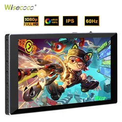 7 Inch Portable Touch Monitor Gaming 1920X1080 IPS Display For Raspberry Pi PS5 Switch Xbox TV Box Camera Linux Laptop PC