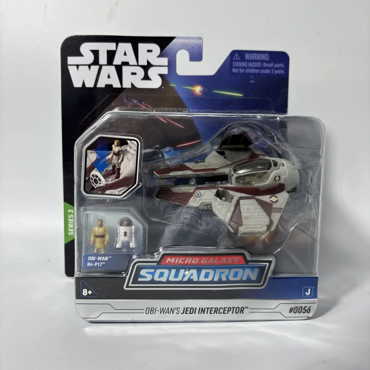 Star Wars Micro Galaxy Squadron Serie T-70 X-Wing Tie Fighter A Wing Obi Wang Jedi Interceptor Class Vehicle Figure Mol Toy - view 6