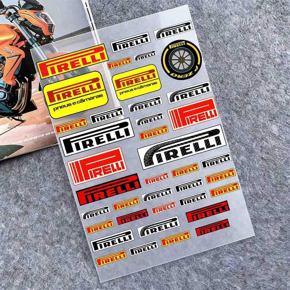 

Светоотражающие наклейки PIRELLI для мотоциклов, водонепроницаемые наклейки для шлема, скутера, топливного бака, ящика для инструментов, гоночные наклейки