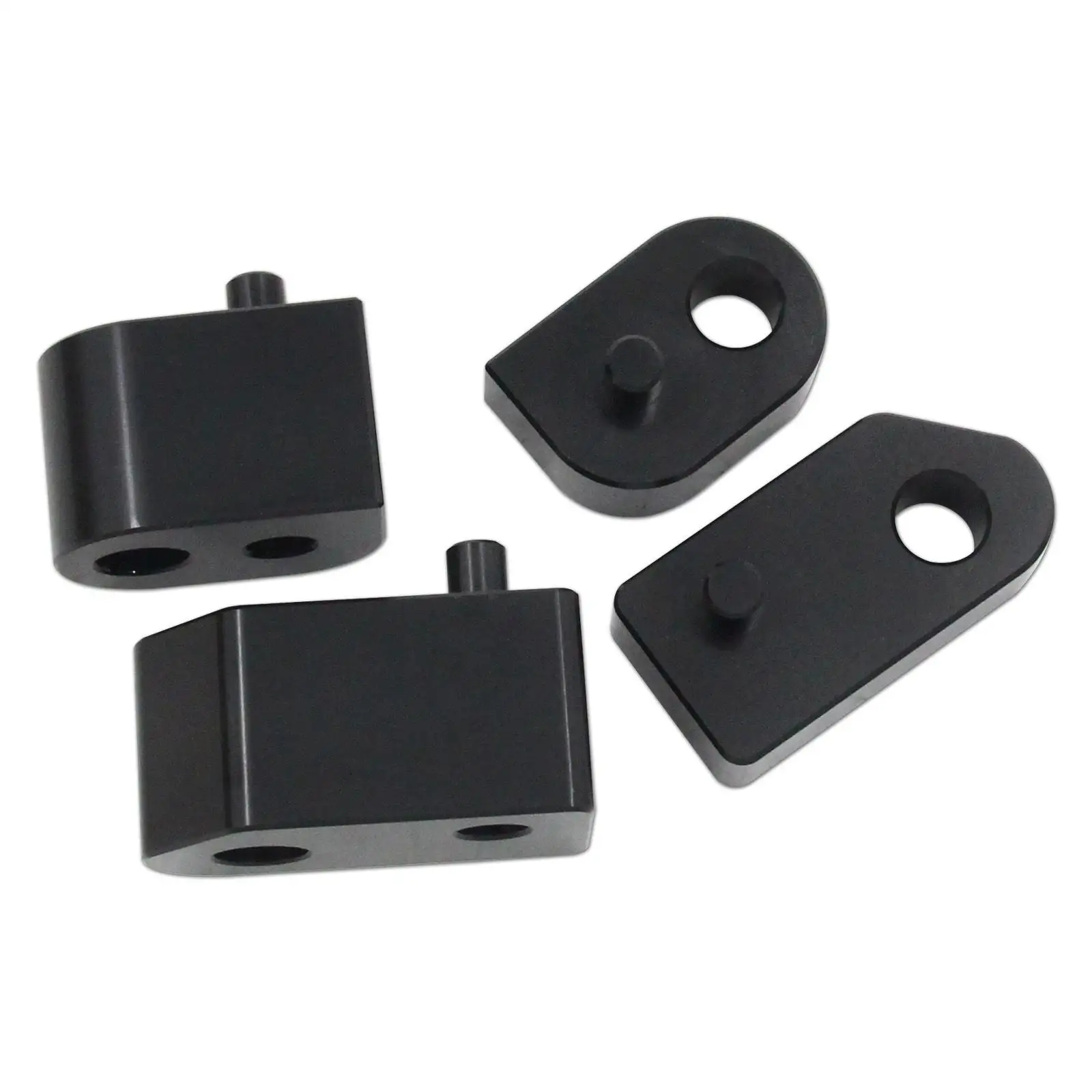 Motorcycle Aluminum Alloy Floorboard Spacer Extenders Kit Driver Outward Extension Accessory for Davidson Touring Models