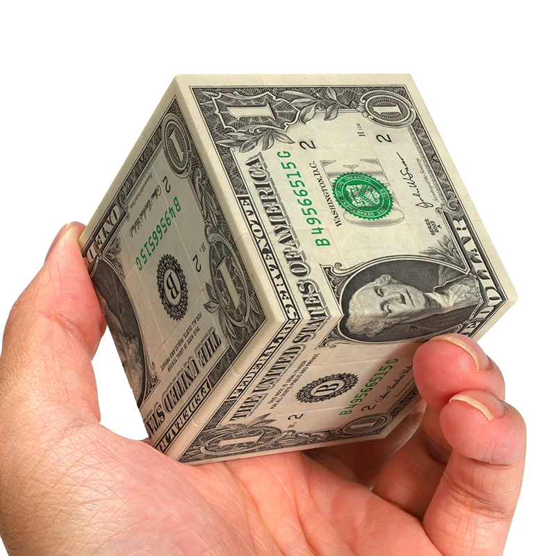 Cube de vitesse 3x3 de 1 dollars, élément d'impression UV, Cube magique, puzzle éducatif, jouets, cadeaux de noël, Thanksgiving, Halloween