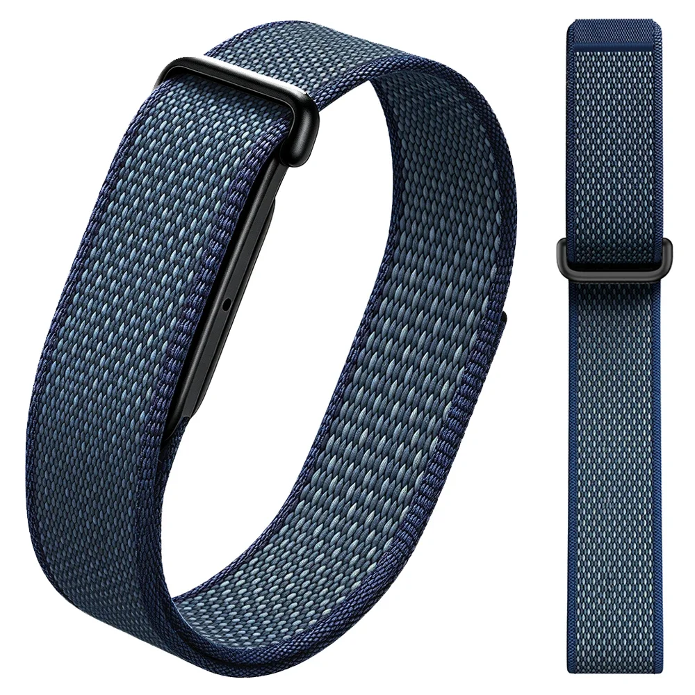 für Google Fitbit Air Silikon+Nylon-Schlaufenarmband für Fitbit Air Fitness Tracker 1:1 Original Sport-Uhrenarmband Armband-Zubehör – Detail 17