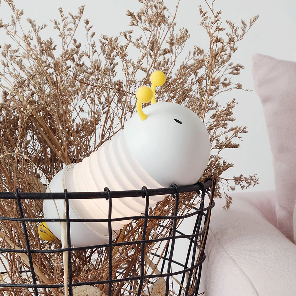 

Stretchable Caterpillar Night Light Usb Rechargeable 6H Long Lasting Led Lamp For Kids Bedroom Nursery Room Decor Foldable