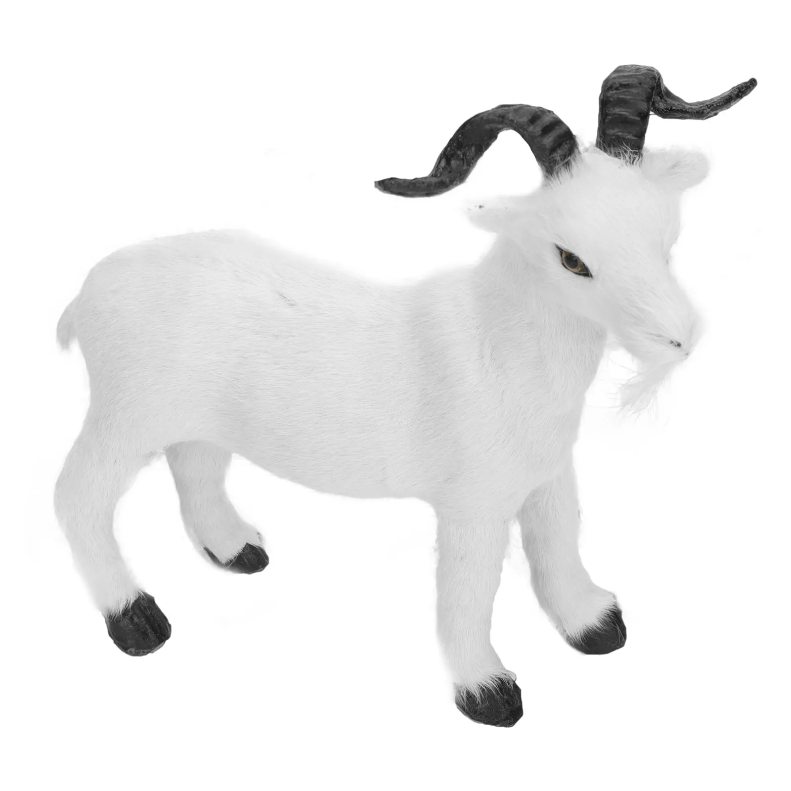 

1 шт. Реалистичная модель козла, имитирующая животное, развивающая игрушка для детей, декор для рабочего стола, игрушка-животное