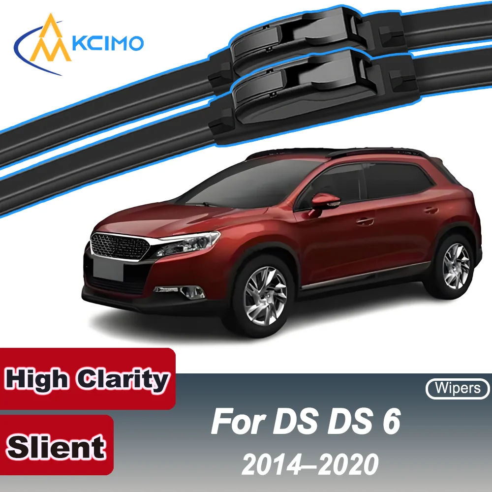 

KCIMO 2PCS HD Car Windscreen Wipers for DS DS 6 2014-2020 DS 6WR Front Windshield Auto Wipers Blade Accessories 2020 2019 2018