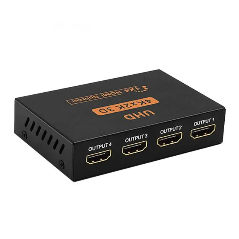 4K 1X2 1X4 HDMI-Compatible Port Auto Switch Splitter Support 3D Full HD 1080P For PC HDTV DVD S03